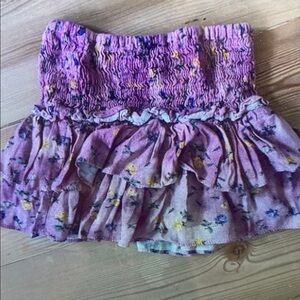 Floral Purple Skort for Kids
